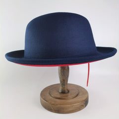 Mens Retro Red Wide Brim Fedora Sun Screen Hat