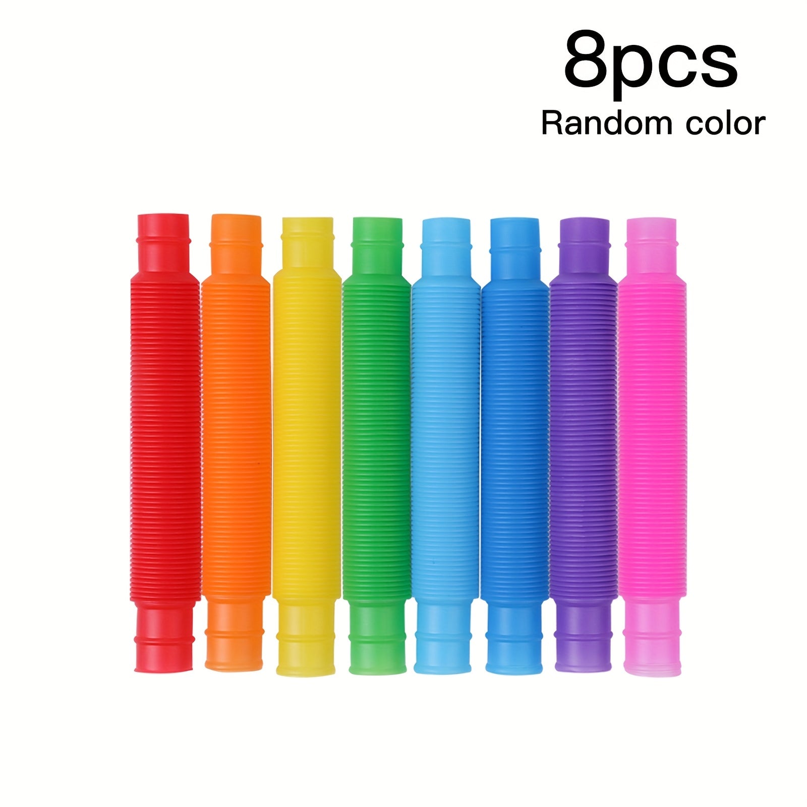 Colorful Elastic Spiral Tube Toys for Kids & Adults