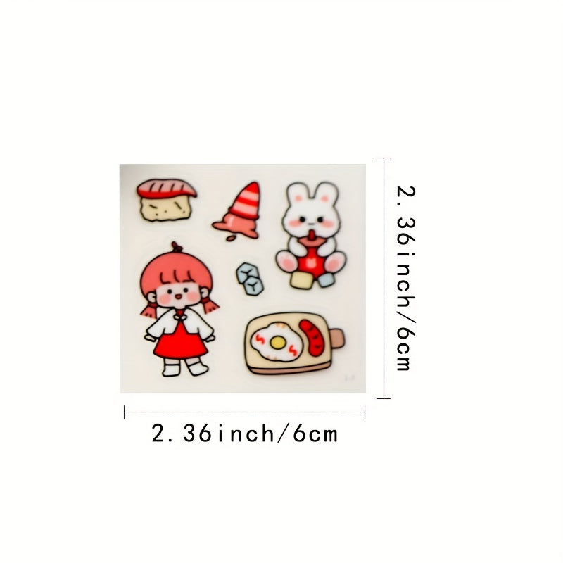 Cute Cartoon Pet Waterproof Stickers for DIY Decorations