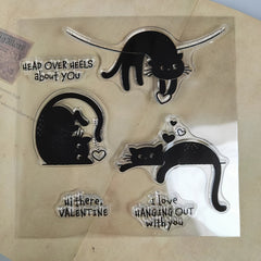 Cat Metal Cutting Dies for Greeting Card Scrapbooking Craft