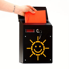 Outdoor Suggestion Box with Lock Letter Box Green