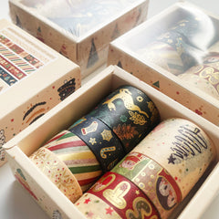 8pcs Christmas Washi Tapes for Scrapbook Journal DIY Craft