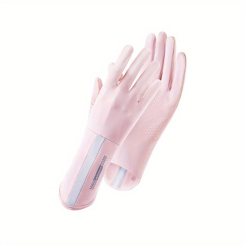 Sunscreen Short Gloves for Women Outdoor Sports Cycling