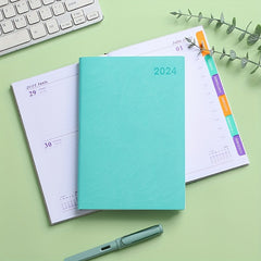 A5 12 Months Daily Plan Notes Handbook