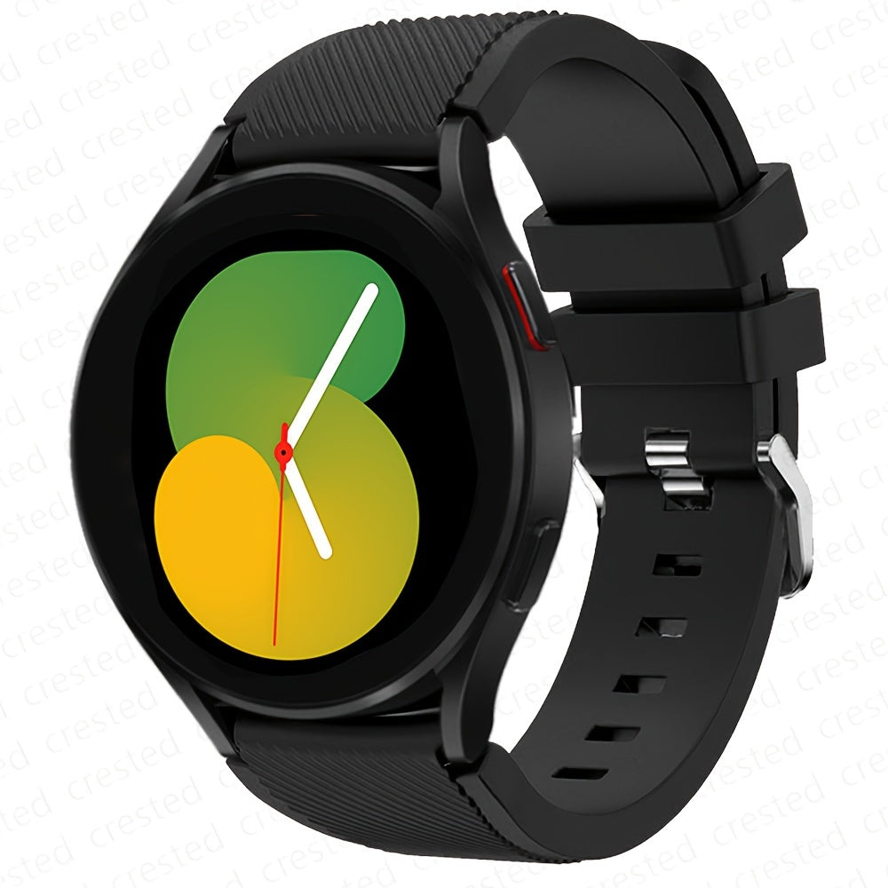 Silicone Watch Strap for Galaxy Watch 4 6 Classic 5 5 Pro 46mm 3 active 2 s3 s2