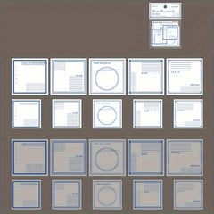Double Framed Retro Hand Book Bottom Note Series