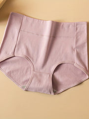 5pcs High Waist Stretchy Panties Women's Lingerie