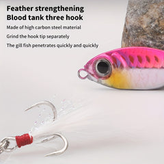 10g Metal Jig With Treble Hook Fishing Bait