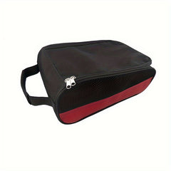 2pcs Outdoor Travel Shoe Storage Bag Oxford Cloth Breathable And Dustproof