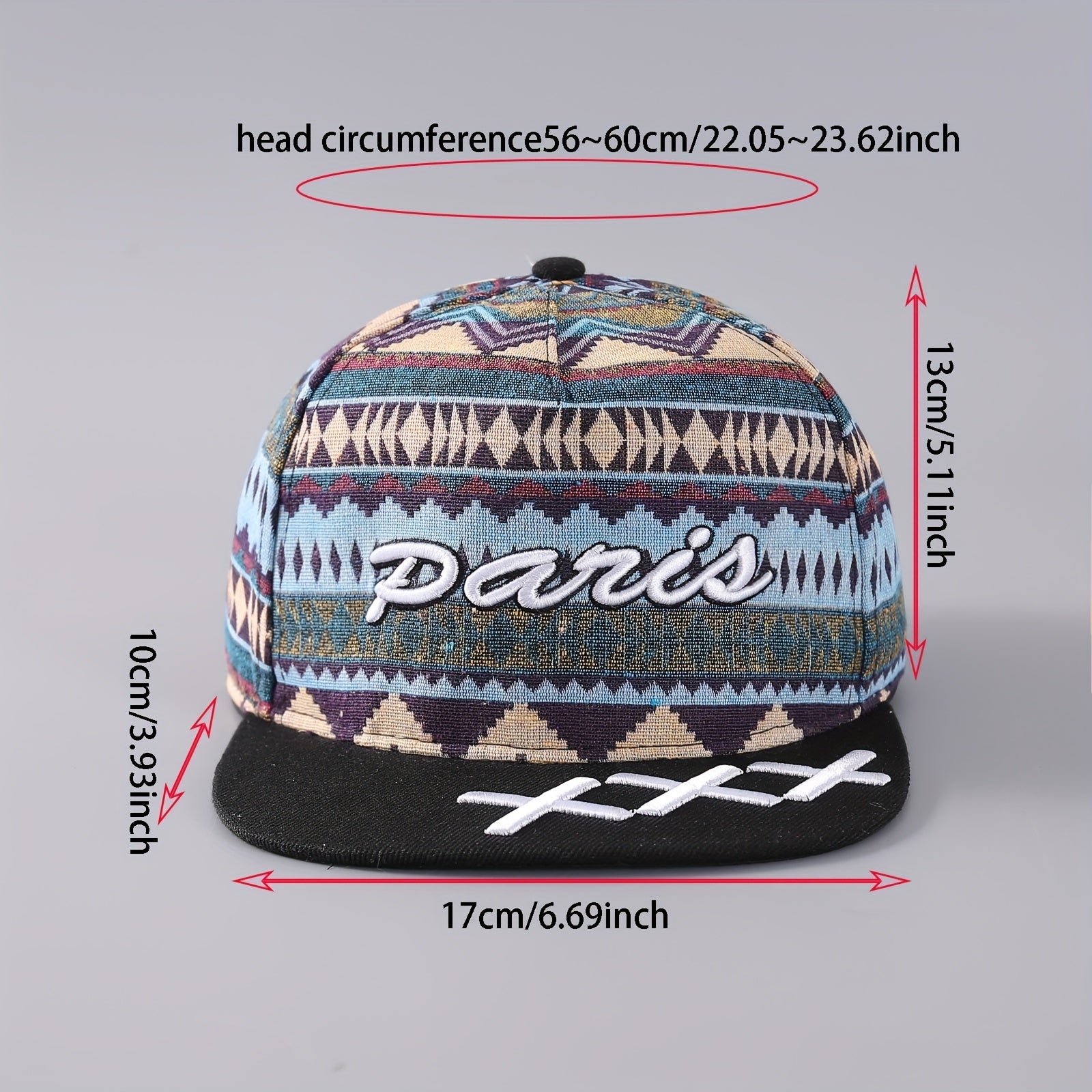 Hip Hop Letter Embroidered Baseball Cap for Band Performance