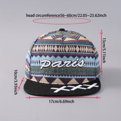Hip Hop Letter Embroidered Baseball Cap for Band Performance