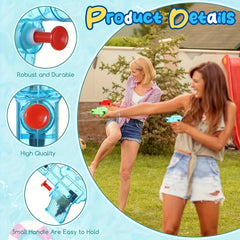 6pcs Mini Plastic Water Gun Toy Set for Outdoor Pool Party Game