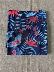 Floral Print Swimsuit Cover Up V Neck Side Split Beach Cover