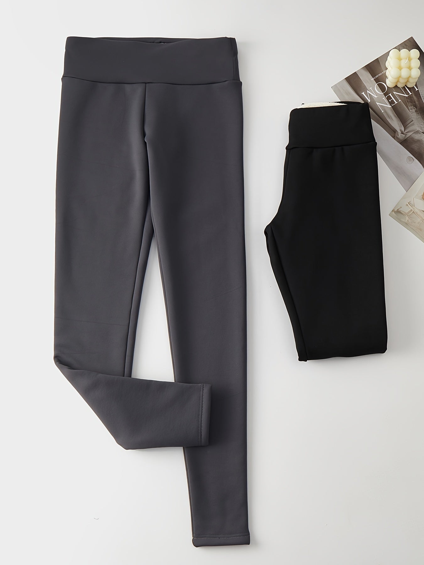 Warm Yoga Tight Pants Fleece High Waist Leggings Women's Activewear