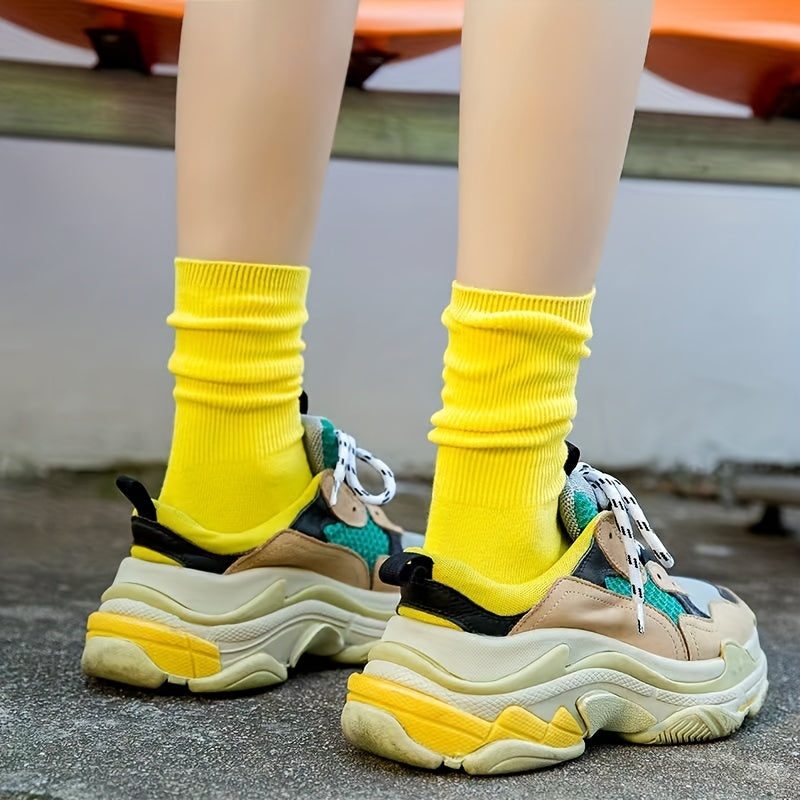 10 Pairs Sports Socks Breathable Mid Tube Women's Stockings
