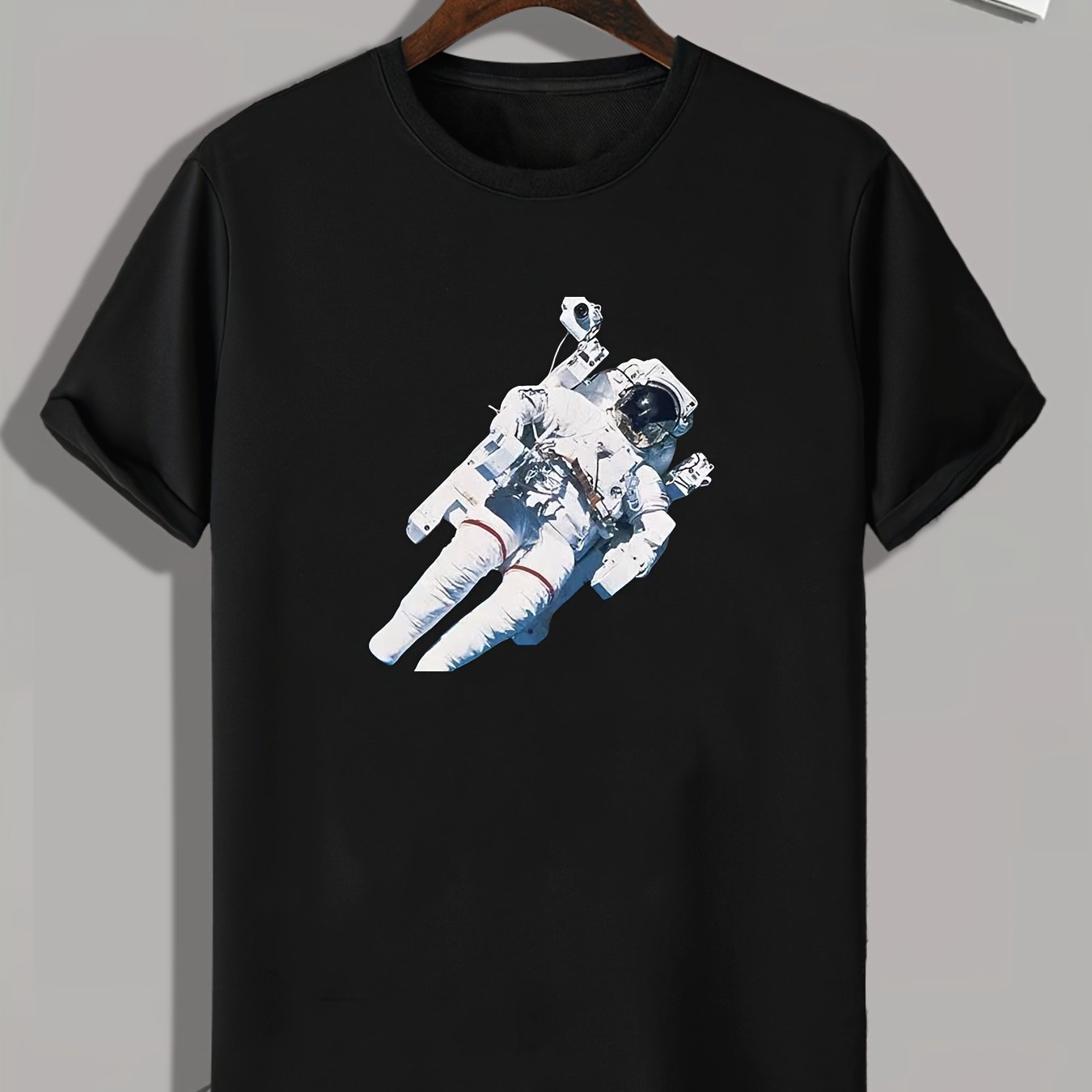 Astronaut Print Men's Graphic T Shirt for Summer