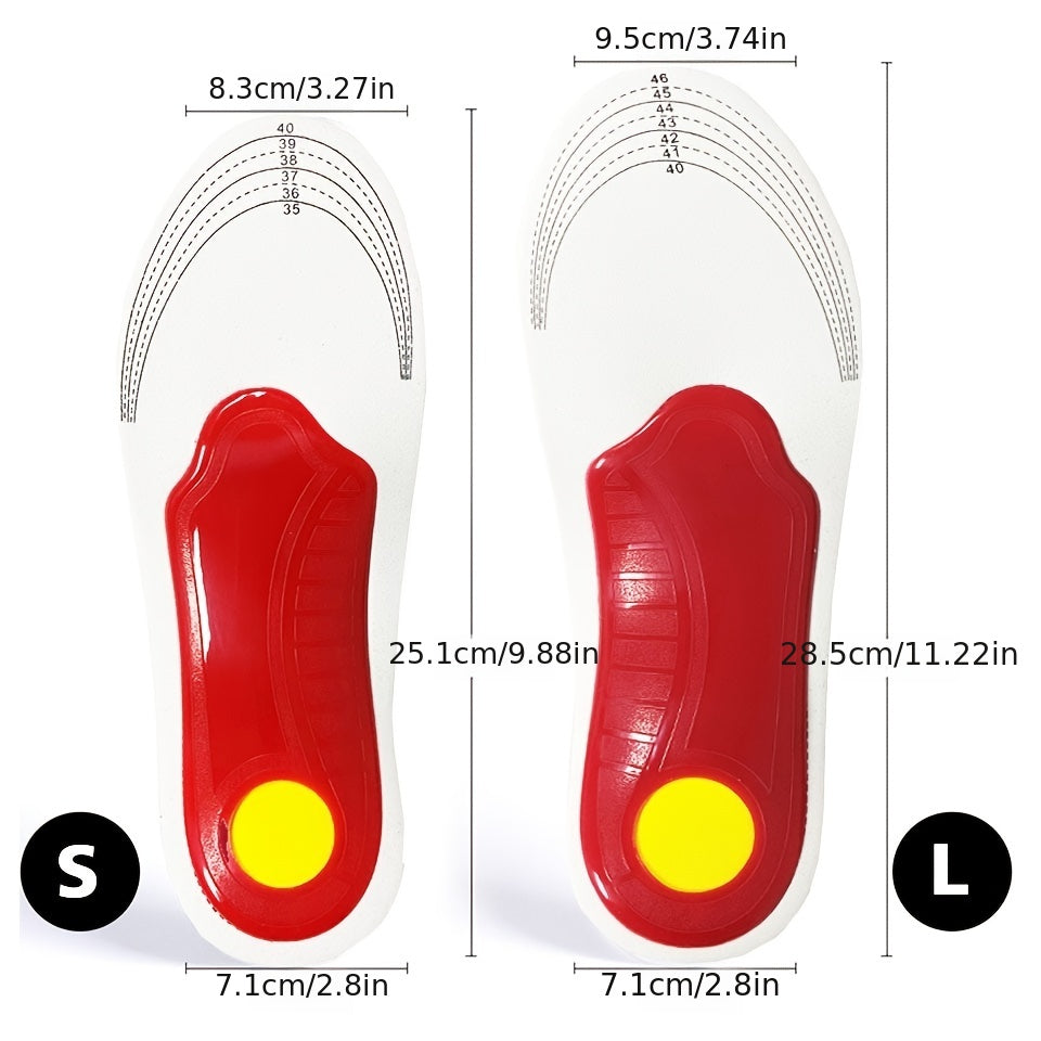 Orthotic High Arch Support Insoles Gel Pad Arch Support Flat Feet Men Foot Pain