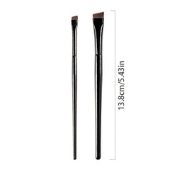 Angled Eyeliner & Eyebrow Brush - Ultra Thin Fiber Hair Makeup Tool