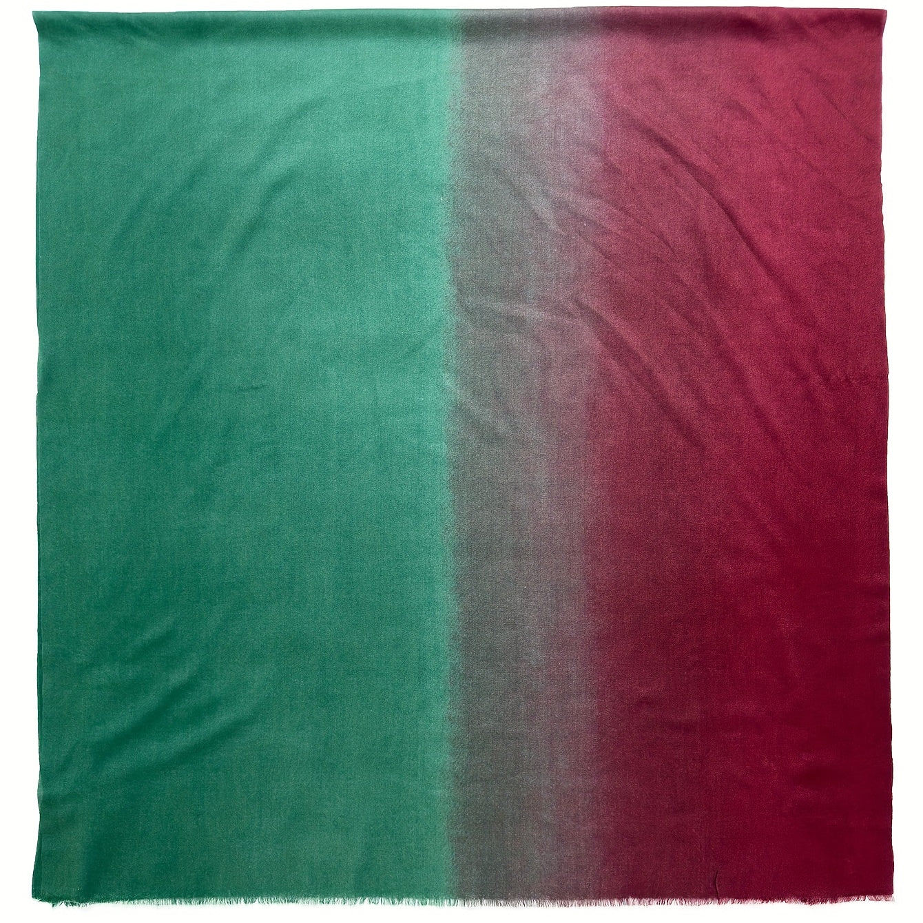 Gradient Cashmere Scarf Vintage Windproof Sunproof Shawl Casual
