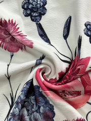 Floral Print Overall Jumpsuit with Dual Pockets