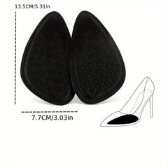 High Heeled Shoes Non Tiring Insole Half Size Pad Women's Non Slip Forefoot Pad