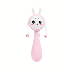 Music Rabbit Baby Rattle Toy, Teething Ear, 0-18 Mon
