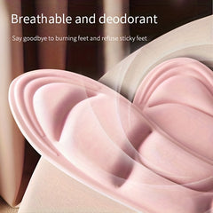 2pcs Memory Foam Sport Insoles Deodorant Breathable Feet Care Orthopedic