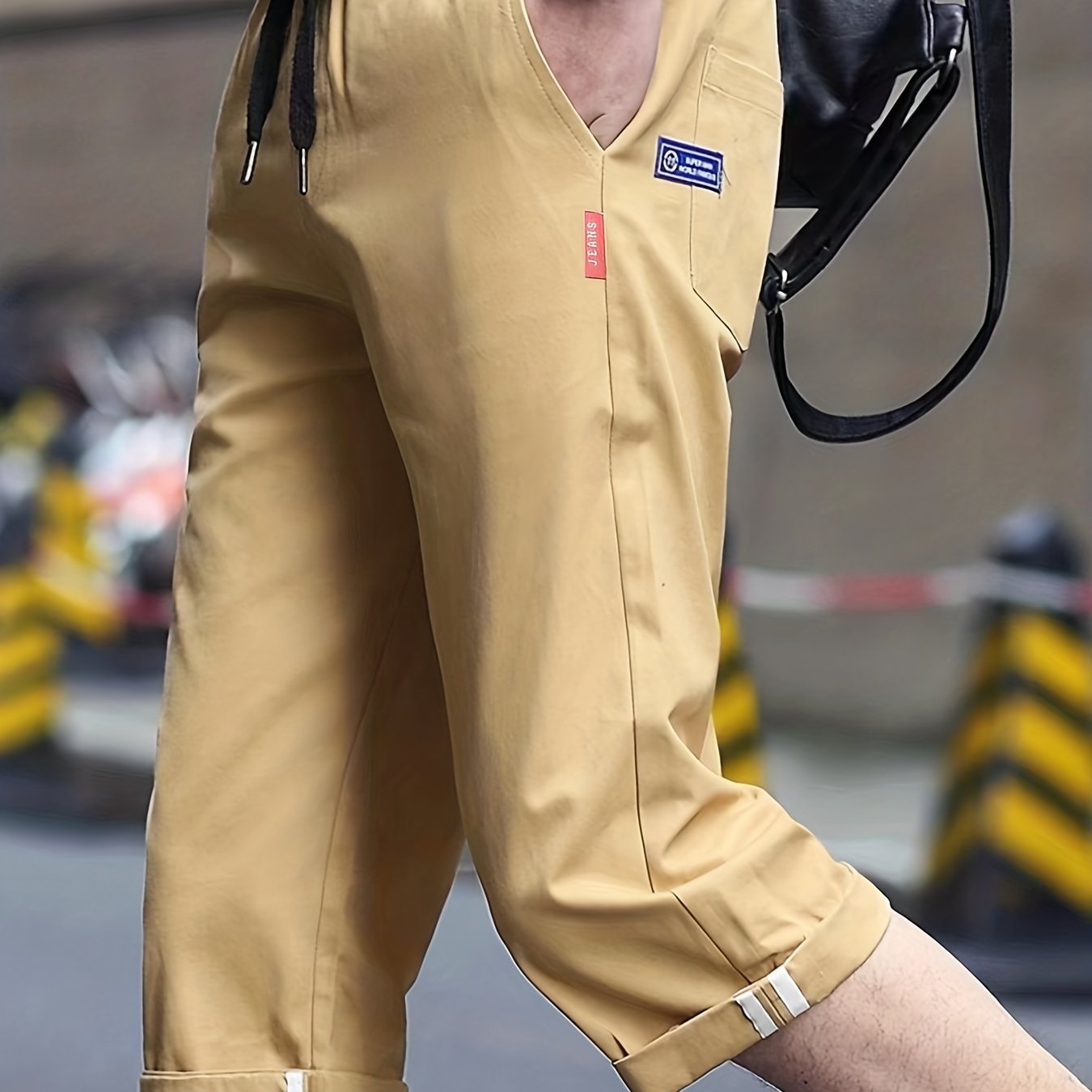 Men's Summer Breathable Drawstring Capris