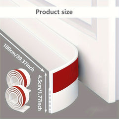 2pcs Door Draft Stopper Under Door Door Draft Stopper Under Door Seal Strip