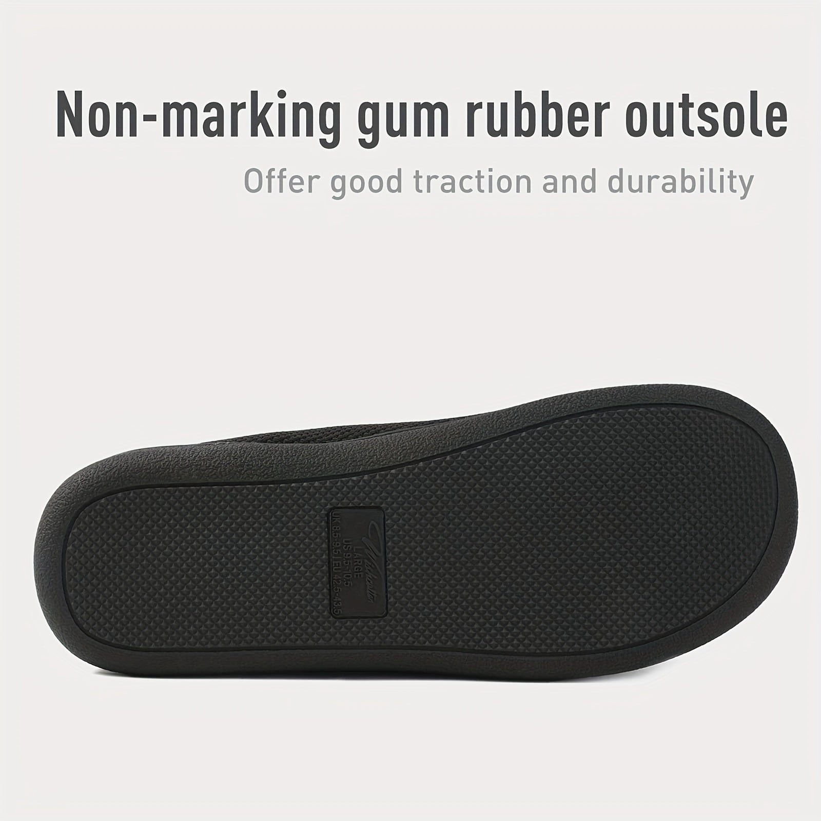 Men's Plush Slip On Slides Cozy House Slippers