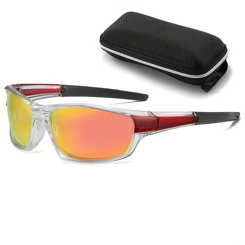 Men's Polarized Sports Sunglasses with Sunglasses Box