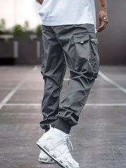 Men's Cargo Pants With Pockets Spring Autumn Outfits