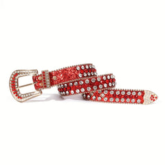Rhinestone Buckle Belt for Girls and Boys