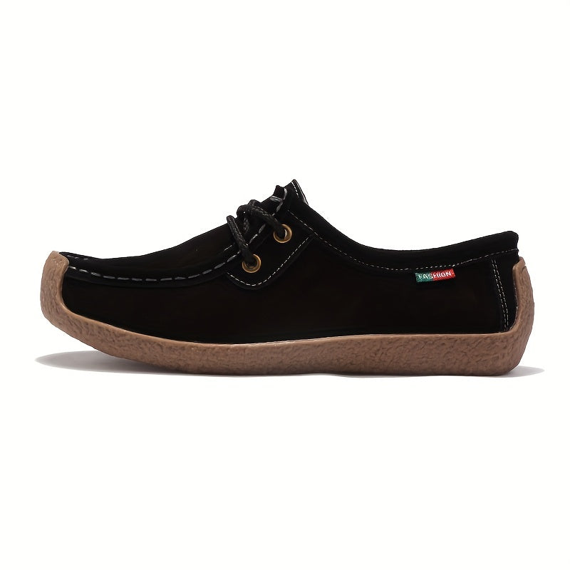 Women's Retro Flat Shoes Casual Slip On Loafers