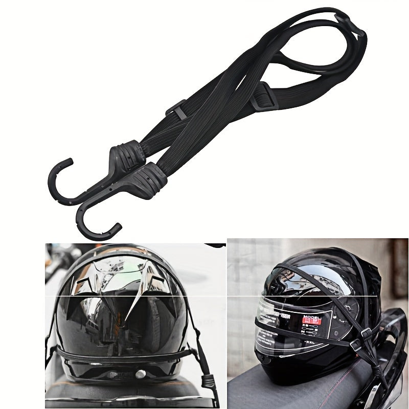Universal Motorcycle Luggage Strap Helmet Gear Elastic Buckle Rope