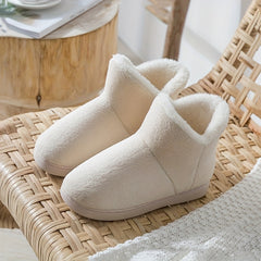 Thermal Furry Snow Boots Windproof Lightweight Flat Shoes