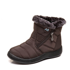 Women's Waterproof Snow Boots Plush Lined Short Boots