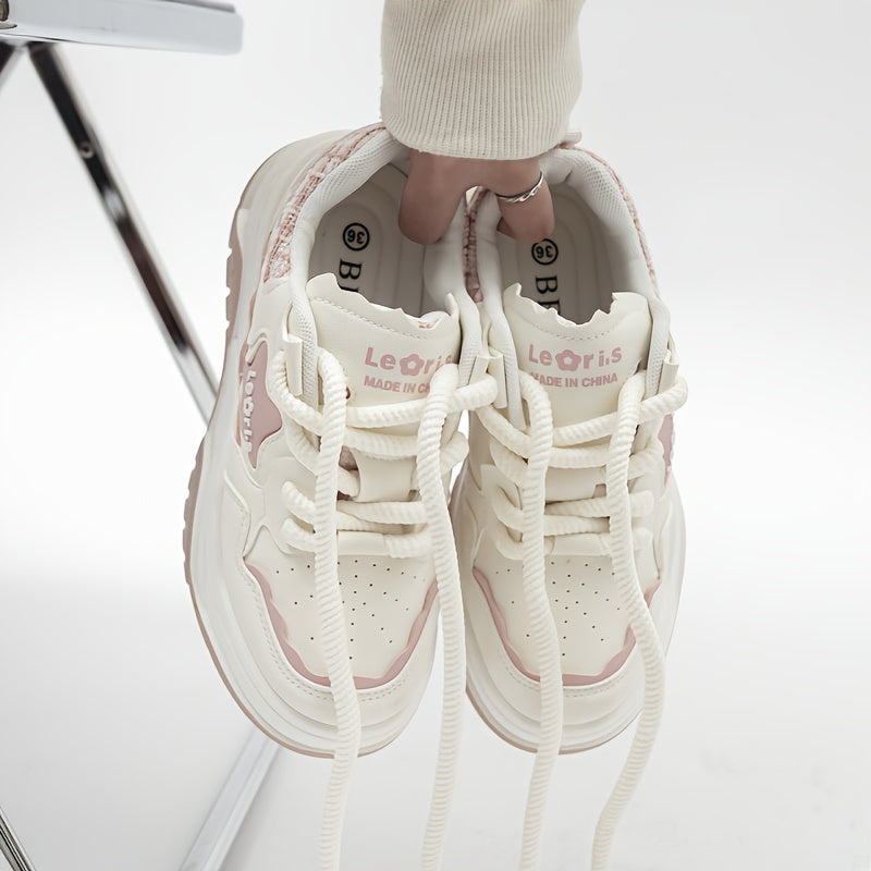 Women's Star Pattern Low Skate Shoes Platform Sports Shoes