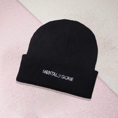 MENTALLY GONE & Beanie For Men Women Unisex Christmas For Her