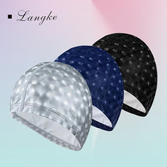 Waterproof PU Swimming Cap Oversized Outdoor Swimming Equipment