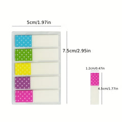 400 Transparent Sticky Index Tabs Writable Label Stickers