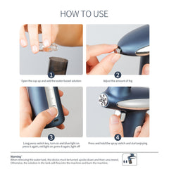 Airbrush Makeup Spray Gun 0.3mm for Body Art Painting, Manicure