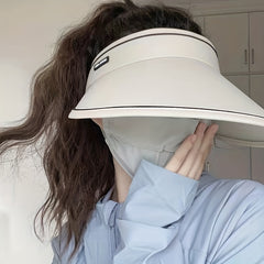Foldable Sun Visor Hat Adjustable Windproof Cap