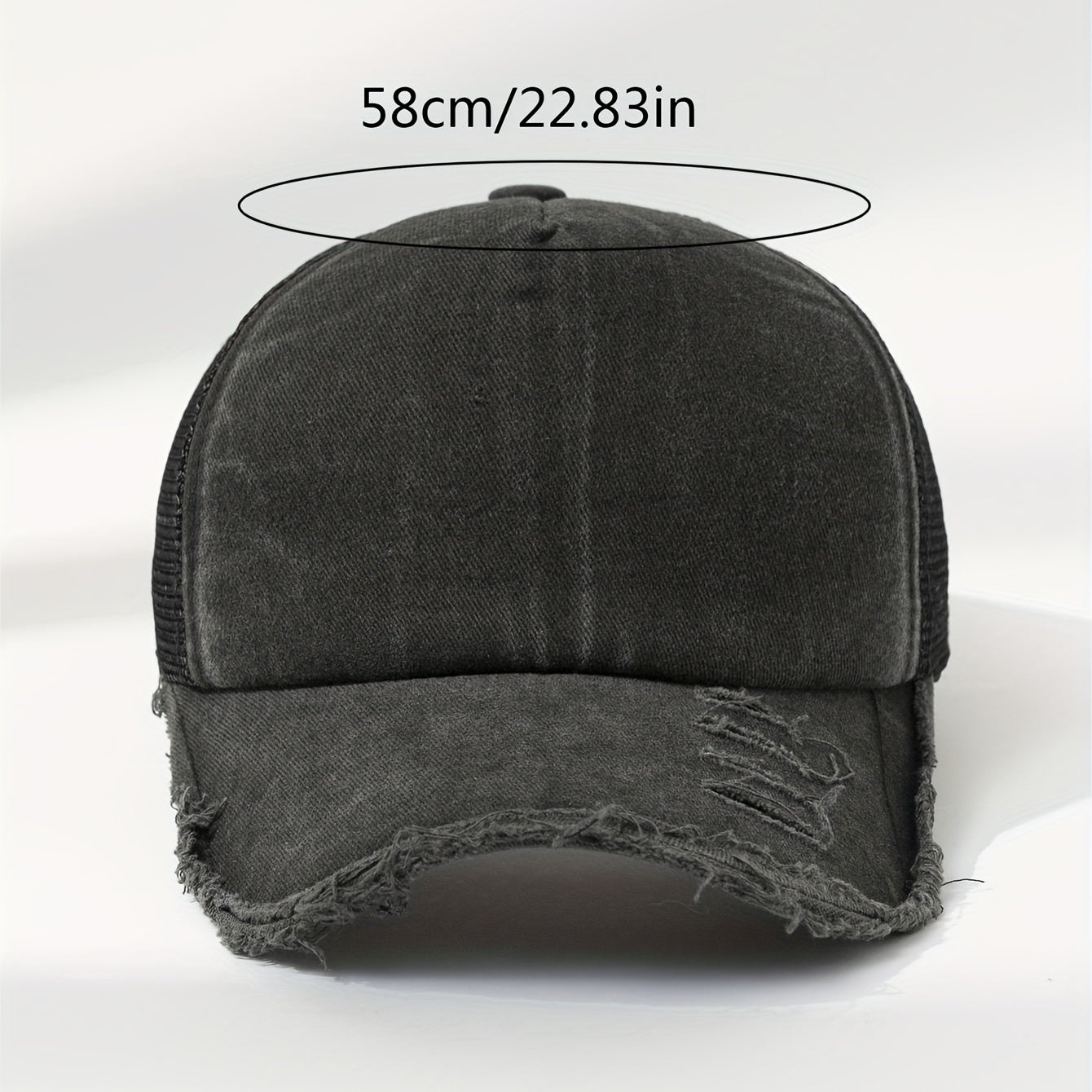 Vintage Washed Distressed Hat Baseball Cap Adjustable Polo Trucker Unisex Style