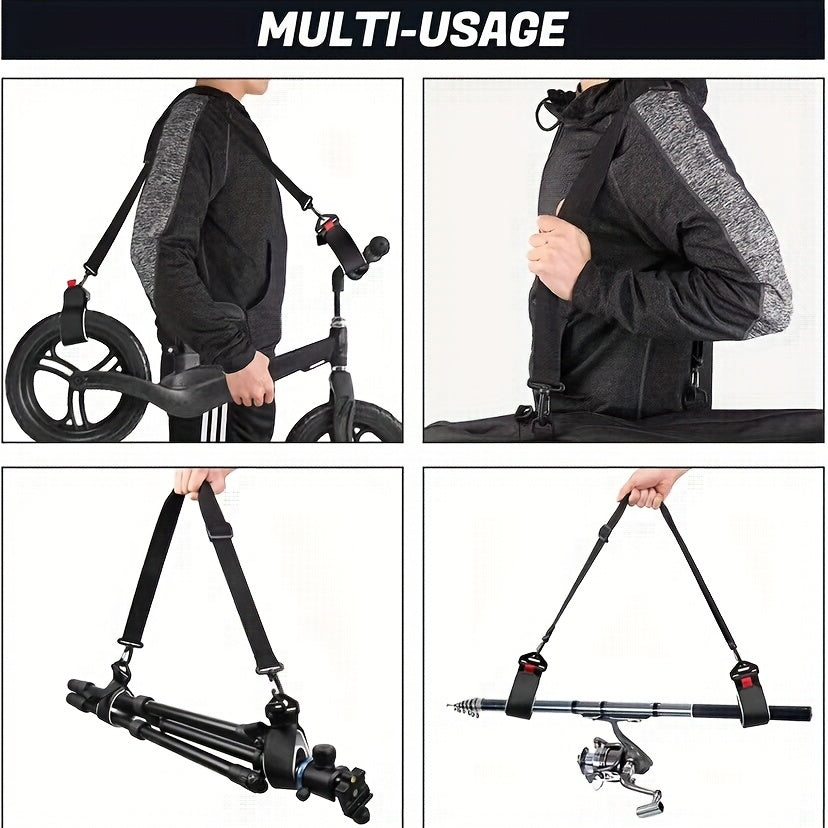Adjustable Snowboard Carrying Strap Fixed Rope for Skiing
