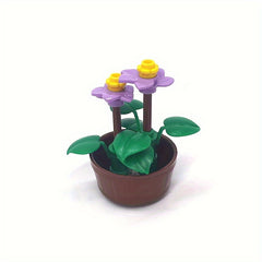 Gardening Plants Building Blocks Toys Leaves Flowers Home Decor