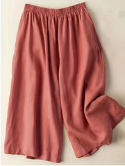 Wide Leg Pants With Pockets