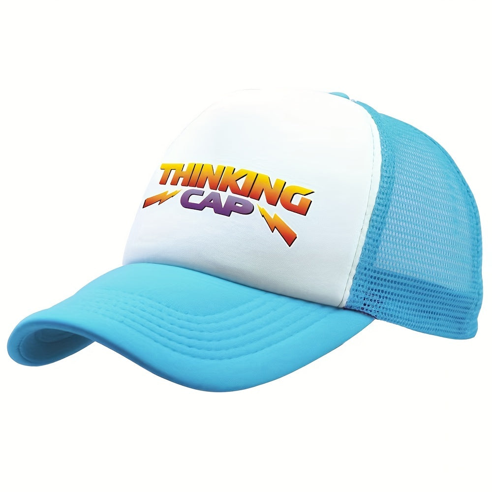 Retro Mesh Summer Baseball Cap Adjustable Peaked Hat for Men