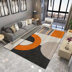 Soft Faux Cashmere Area Rug Non Slip Machine Washable Anti Fatigue Mat