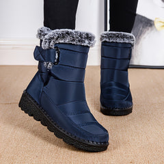 Waterproof Faux Fur Lined Snow Boots